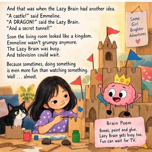 The cardboard kingdom concept scene